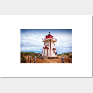 Covehead Lighthouse PEI 12 Posters and Art